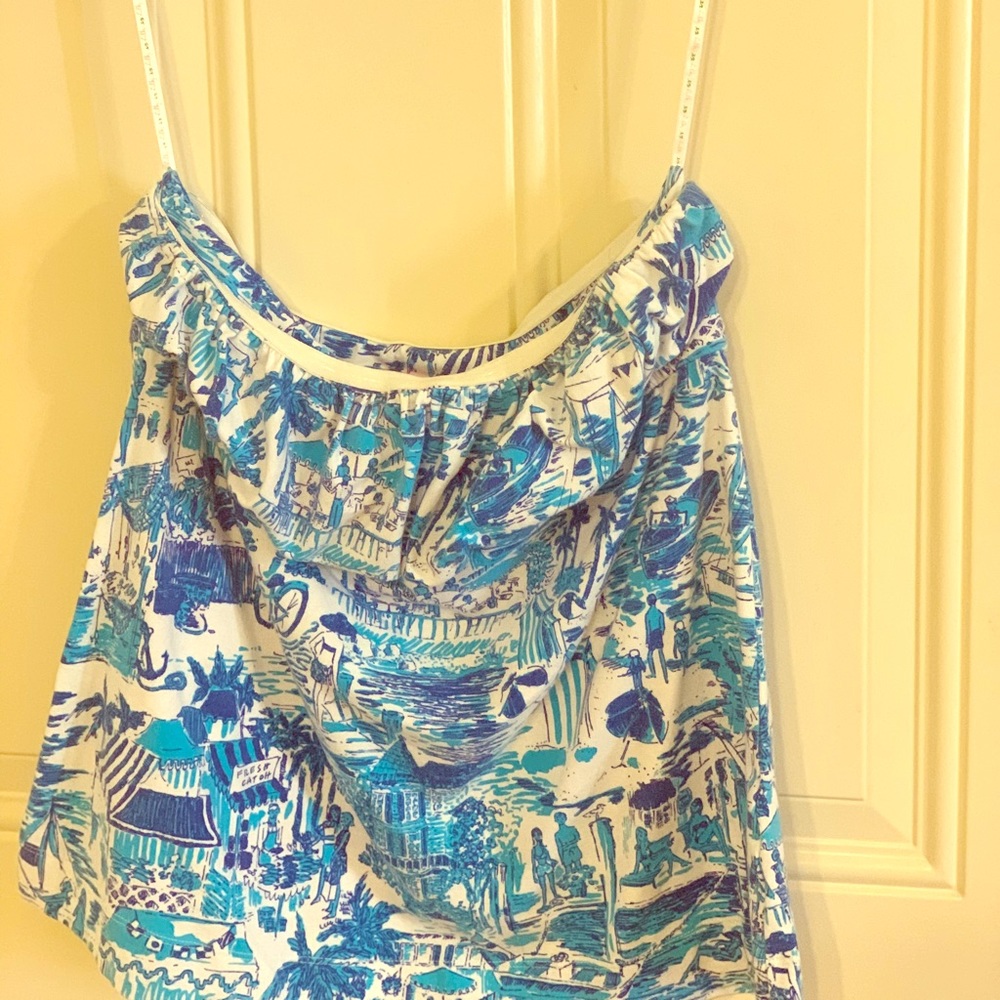 Size S Lilly Pulitzer Fresh Catch Toile Top